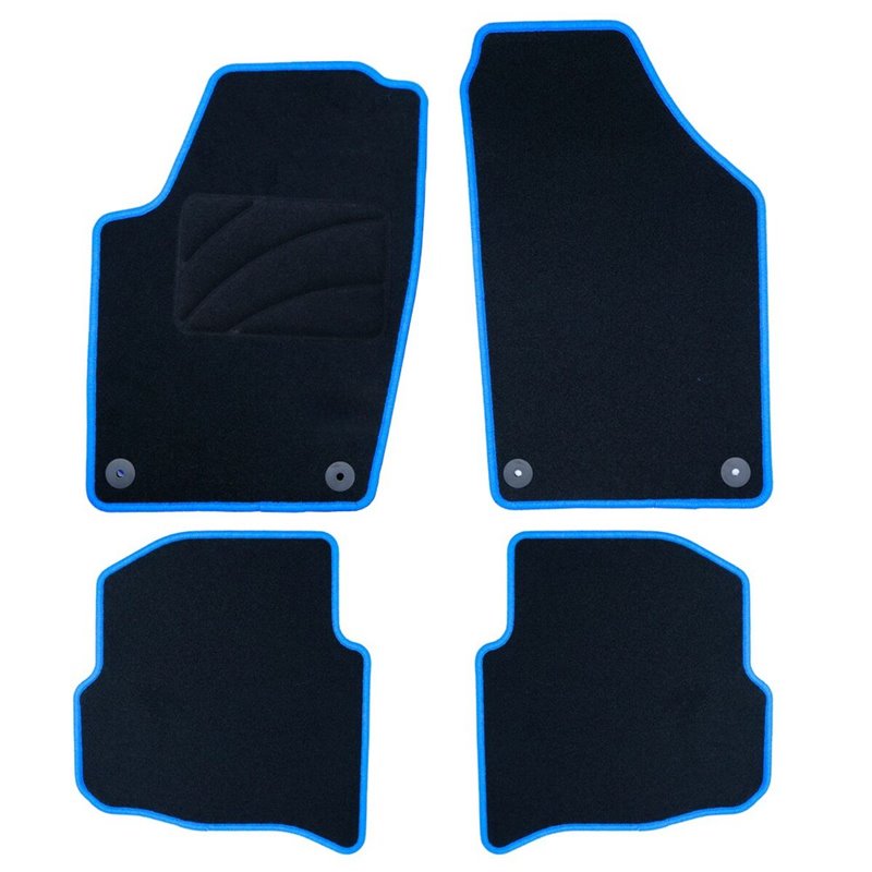 Set de tapis de voitures OCC Motorsport OCCVW0034BL Bleu 5 Pièces