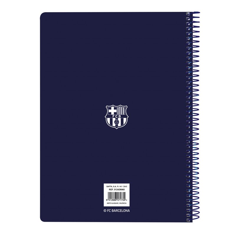 Image secondaire de Carnet F.C. Barcelona 24/25 Bordeaux Blue marine A5 80 Volets