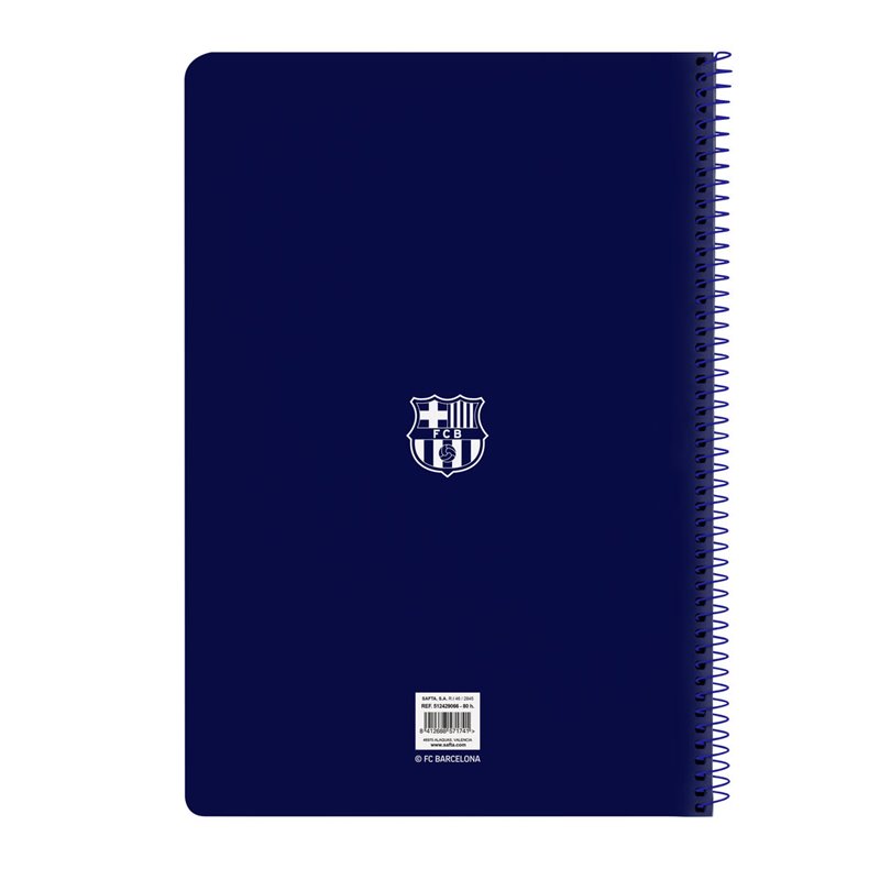 Image secondaire de Carnet F.C. Barcelona 24/25 Bordeaux Blue marine A4 80 Volets