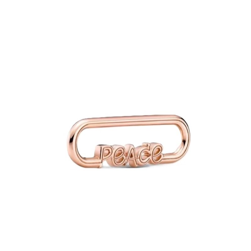 Perle de verre Femme Pandora STYLING PEACE WORD LINK