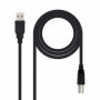 Câble USB A vers USB B NANOCABLE 10.01.0104-BK 3 m Noir 12,99 €