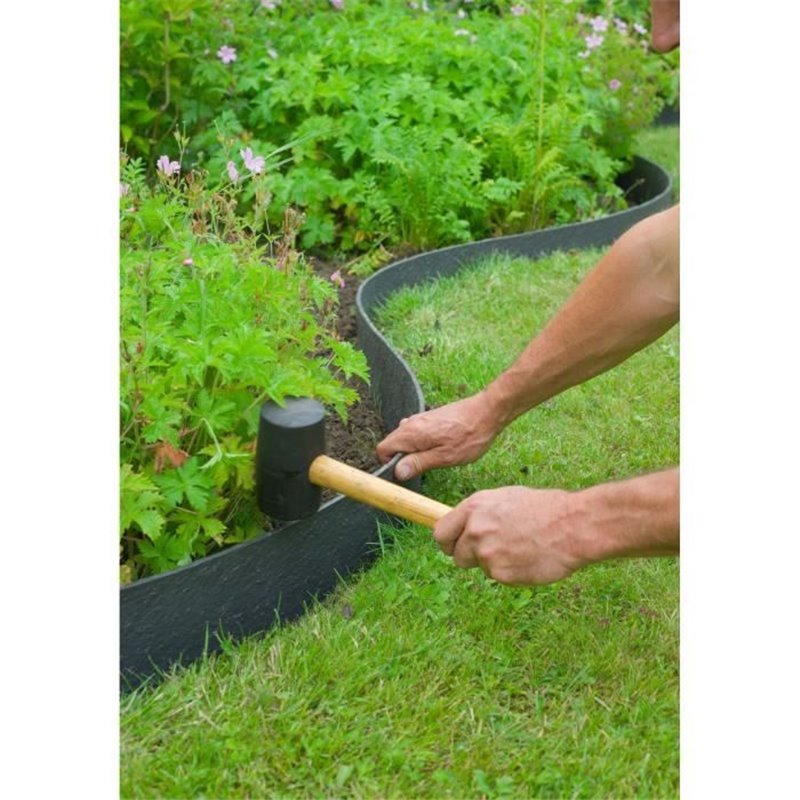 Image secondaire de Nature Bordure de jardin 0,12x12 m 5 mm noir 446388