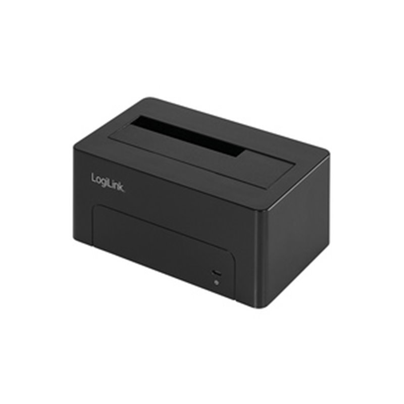 LogiLink QP0027 Station d'accueil de disques de stockage USB 3.2 Gen 2 (3.1 Gen 2) Type-C Noir