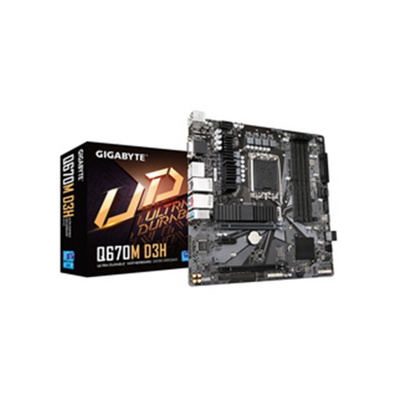 Gigabyte Q670M D3H carte mère Intel Q670 LGA 1700 micro ATX