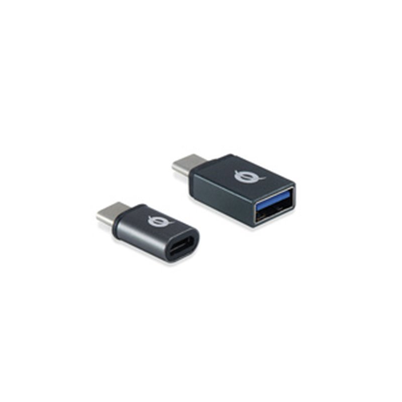 Conceptronic DONN04G changeur de genre de câble USB 3.1 Gen 1 Type-C, USB 2.0 Type-C USB 3.1 Gen 1 Type-A, USB 2.0 Micro