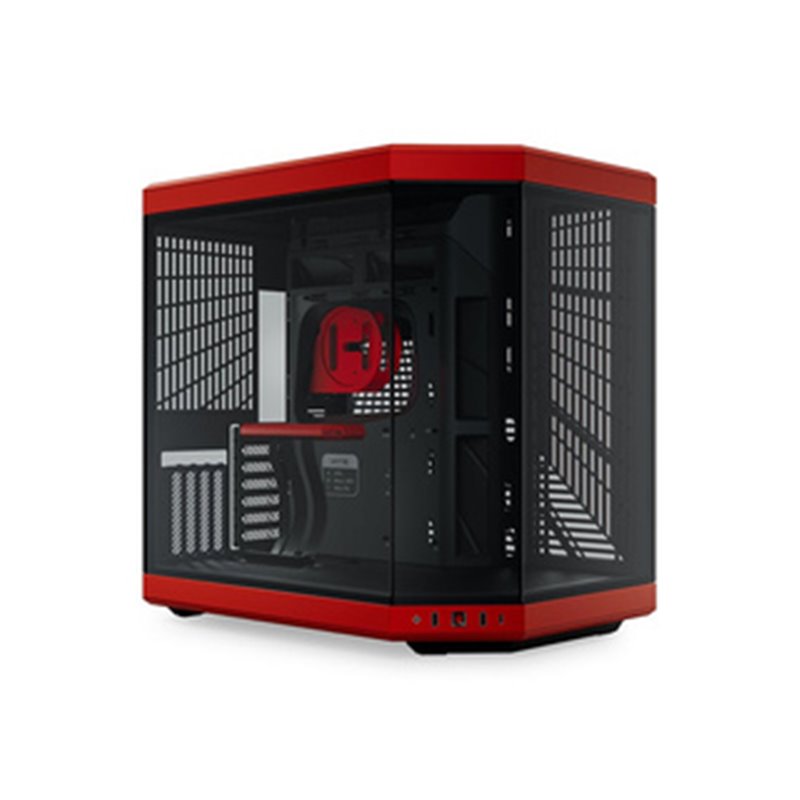 HYTE Y70 Midi Tower Noir, Rouge