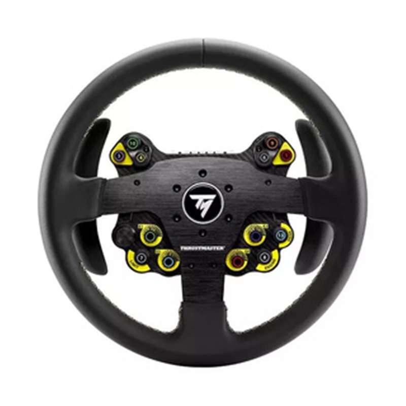 Thrustmaster Evo Racing 32R Leather Noir, Jaune Volant PC, PlayStation 4, PlayStation 5, Xbox, Xbox One