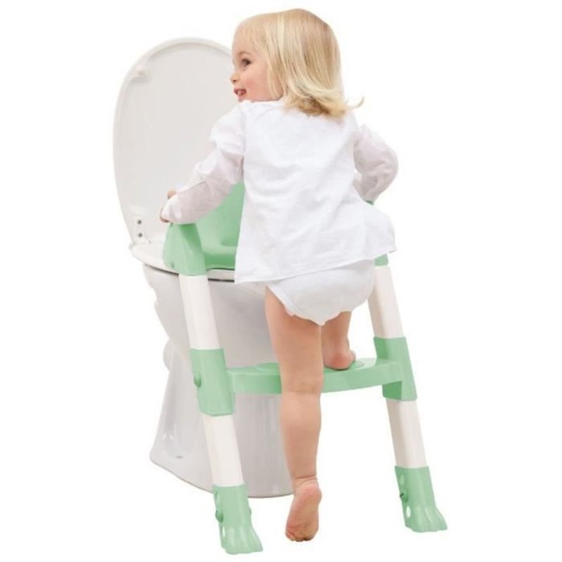 Image secondaire de Réducteur WC - THERMOBABY - KIDDYLOO - Vert Céladon - Ajustable