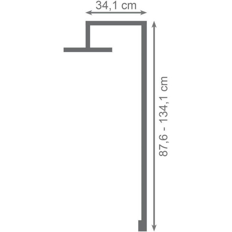 Image secondaire de Colonne de douche avec robinetterie Thermostatique - EDOUARD ROUSSEAU - DODDY - Laiton brossé