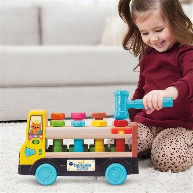 Image secondaire de VTECH LUMI CAMION TAP TAP (JOUET AVEC PARTIE BOIS CERTIFIE FSC)