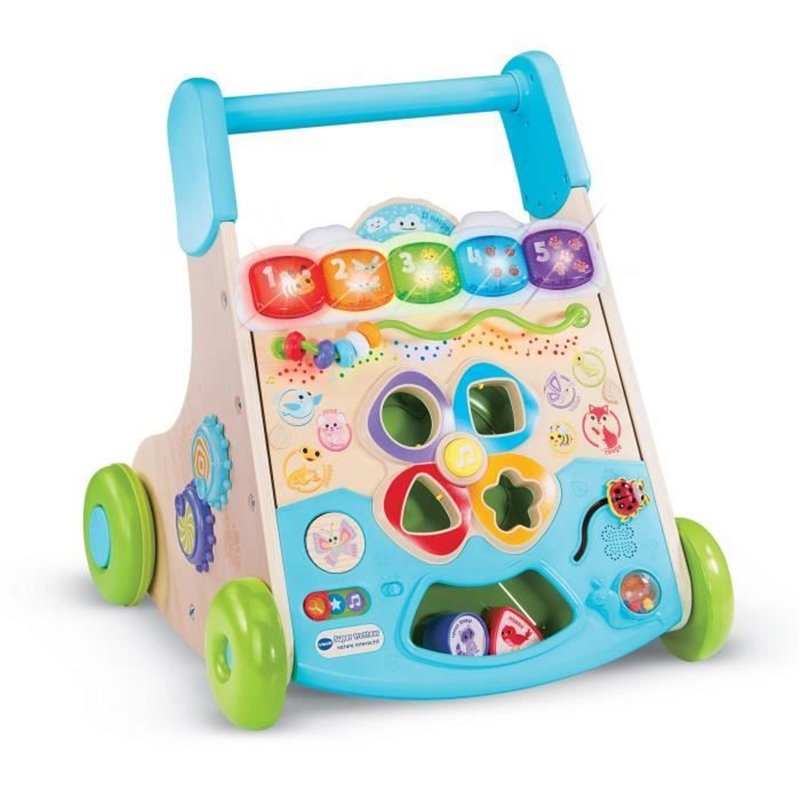 Image secondaire de VTECH SUPER TROTTEUR NATURE INTERACTIF (JOUET AVEC PARTIE BOIS CERTIFIE FSC)