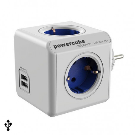 Bloc Cube Prises Power Cube Allocacoc USB Blanc 23,99 €