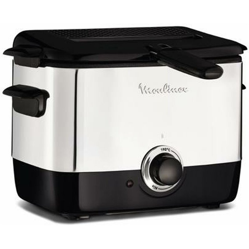 Moulinex AF220010 friteuse Unique 1 L Autonome 1000 W Noir, Acier inoxydable