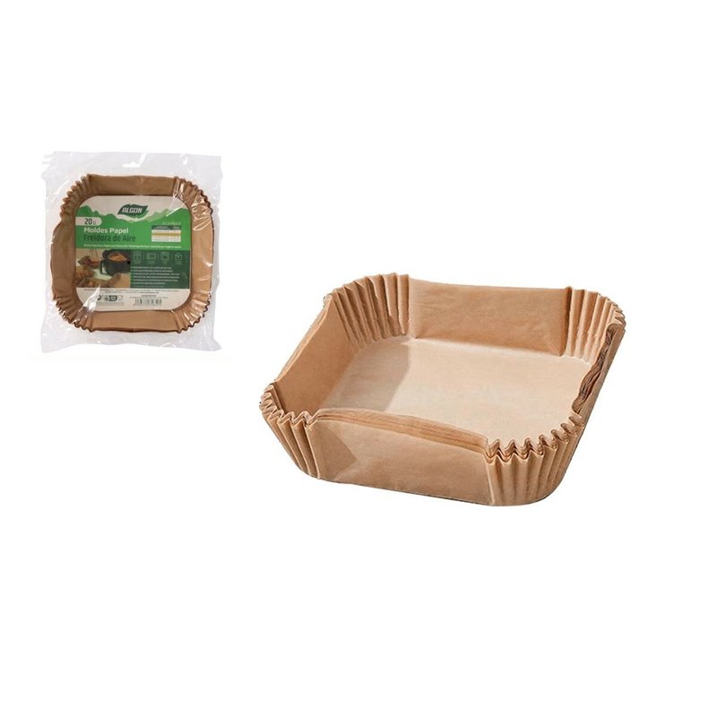 Image secondaire de Set de plateaux alimentaires Algon Friteuse sans Huile 24 cm 20 Pièces (24 Unités)