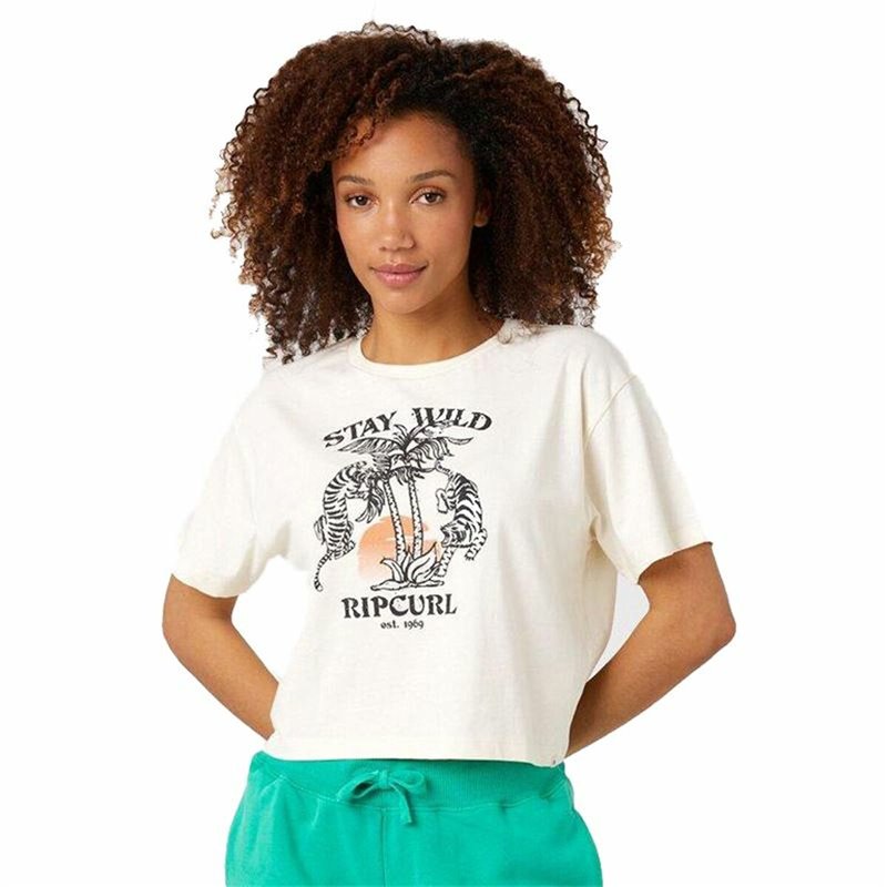 T shirt à manches courtes Rip Curl Stay Wild Blanc