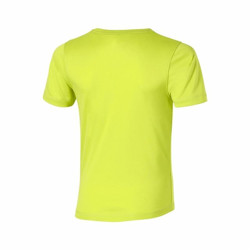 Image secondaire de T shirt à manches courtes Enfant Asics Run Vert citron