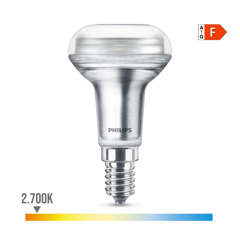 Image secondaire de Lampe LED Philips Classic F 25 W 1,4 W E14 105 Lm Réflecteur (2700 K)