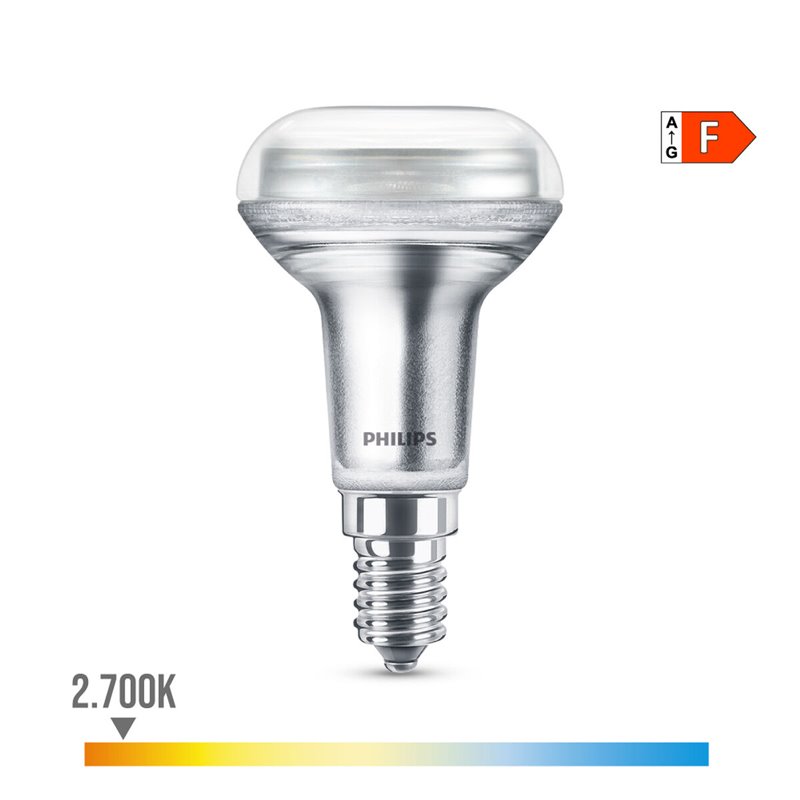 Image secondaire de Lampe LED Philips Classic F 60 W 4,3 W E14 320 Lm Réflecteur (2700 K)