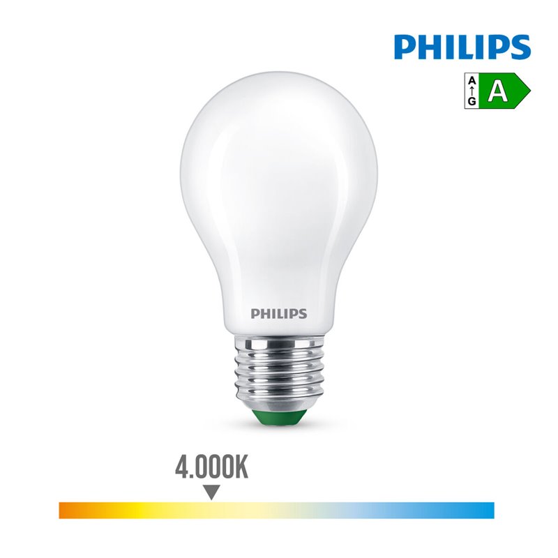 Image secondaire de Lampe LED Philips Ultra Efficient Led Classic 4 W 60 W E27 840 lm Blanc (4000 K)