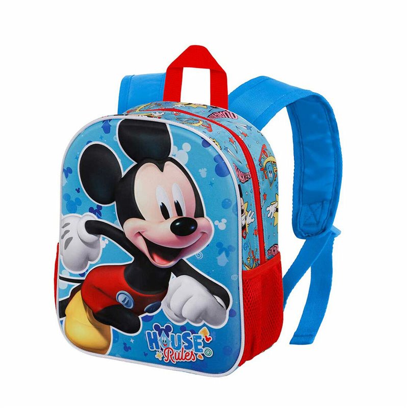 Cartable 3D Mickey Mouse Karactermania Bleu 26 x 11 x 31 cm