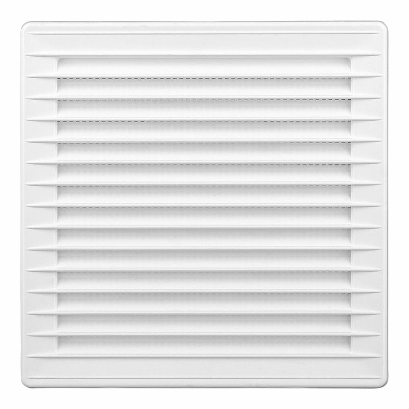 Grille de ventilation EDM 87724 Blanc 17 x 17 x 1,15 cm Moustiquaire