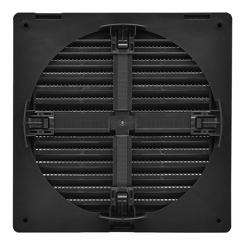 Image secondaire de Grille de ventilation EDM 87726 Anthracite 17 x 17 x 1,15 cm Moustiquaire