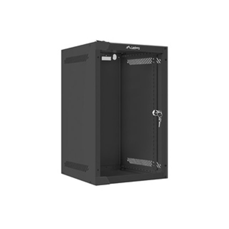 Lanberg WF10-2309-10B étagère 9U Rack monté sur le mur Noir