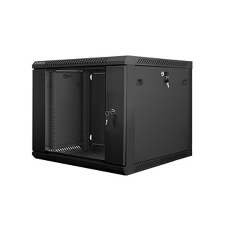 Lanberg WF01-6609-10B étagère 9U Rack monté sur le mur Noir