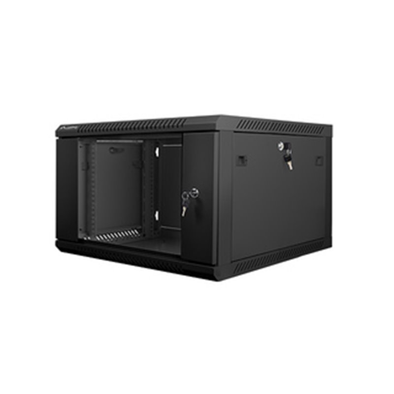 Lanberg WF01-6606-10B étagère 6U Rack monté sur le mur Noir