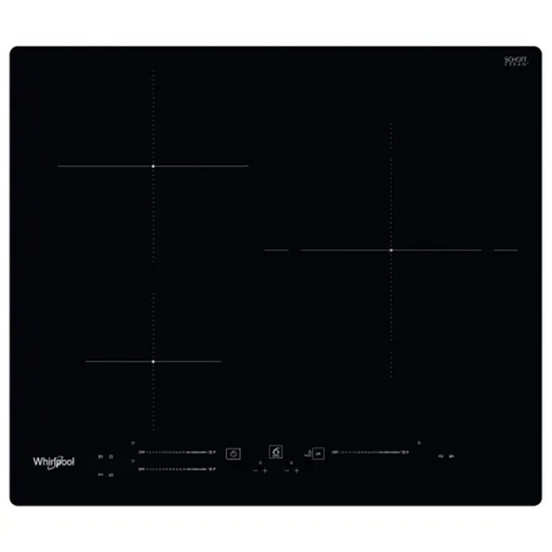 Whirlpool WS S3960 NE Noir Intégré 59 cm Plaque avec zone à induction 3 zone(s)