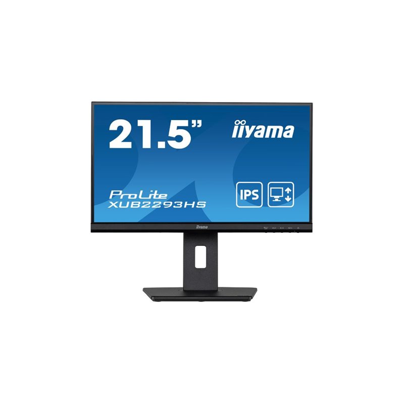 Ecran IIYAMA 21.5 Noir IPS 16:9 1ms ULTRA MINCE 1920x1080 250 cd/m 3ms VGA HDM