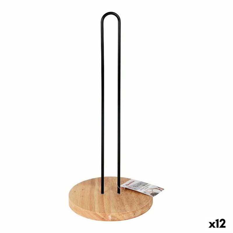 Porte-rouleaux de Cuisine Quttin Rustic 15 x 15 x 33 cm (12 Unités)