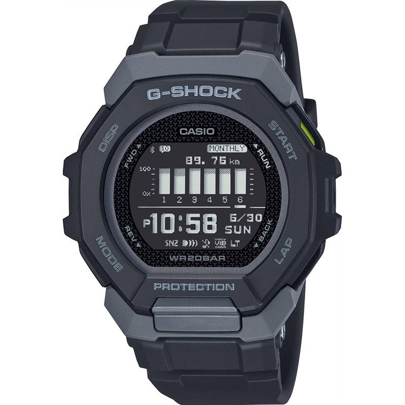 Montre Homme Casio G-Shock G SQUAD - SUNNY SIDE STYLE Noir (Ø 47,5 mm)