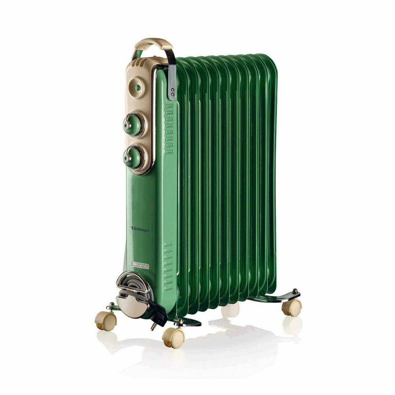 Ariete 00B083914AR0 appareil de chauffage Intérieure Vert 2500 W Chauffage électrique à bain d'huile