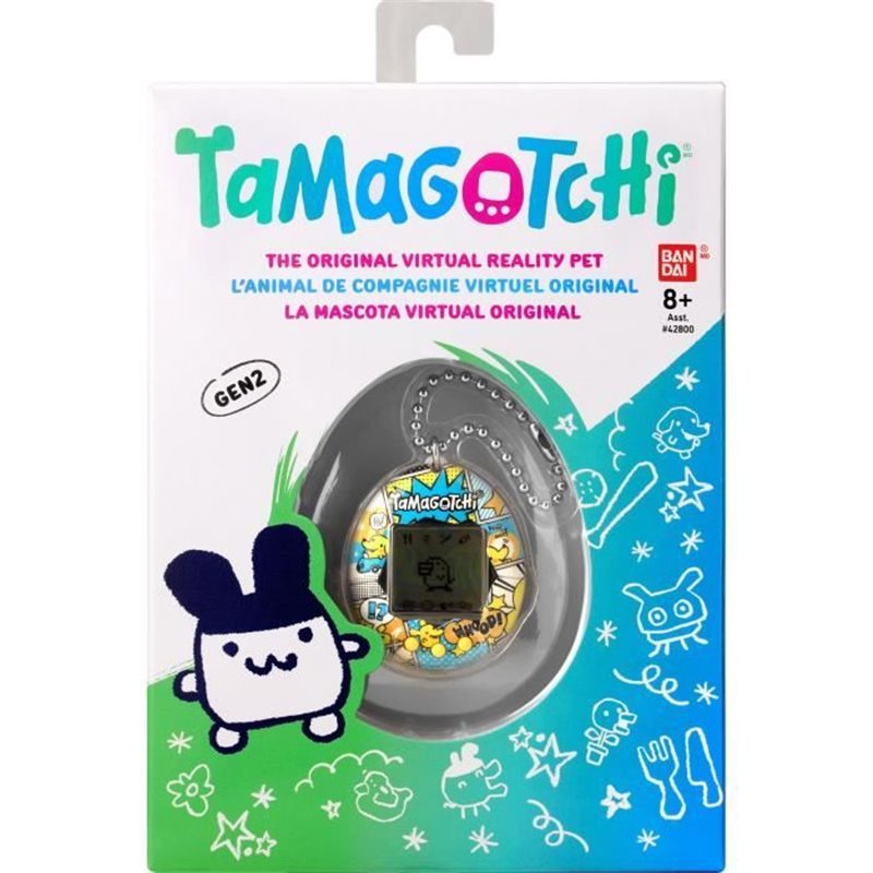 Jouet électronique - BANDAI - Tamagotchi Original Pochitchi Comic Book - 42976, l'original des années 90 est de retour