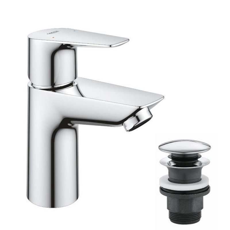 Image secondaire de Mitigeur monocommande Lavabo - GROHE Start Edge - 23898001 - Taille S - Chromé