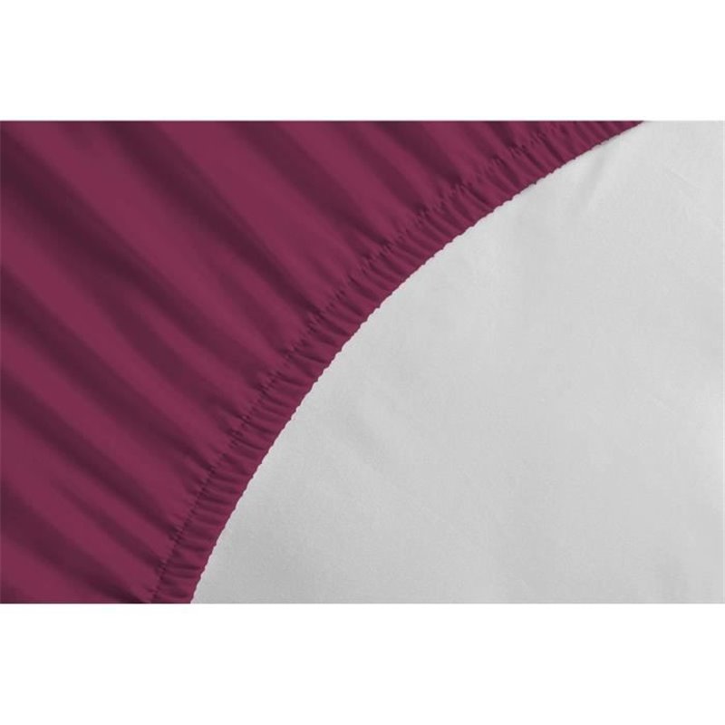 Image secondaire de Drap-housse - LOVELY HOME - LH71607 - 180x200+35 cm - Fuchsia