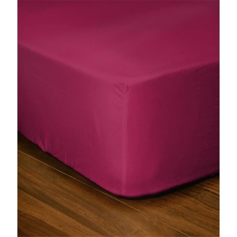 Image secondaire de Drap-housse - LOVELY HOME - LH71610 - 180x200+30 cm - Fuchsia