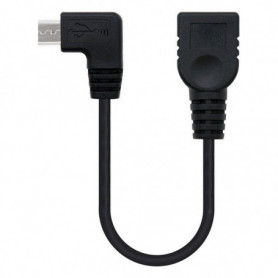 Câble USB 2.0 A vers USB B NANOCABLE 10.01.3600 15 cm Prise mâle/femelle 11,99 €