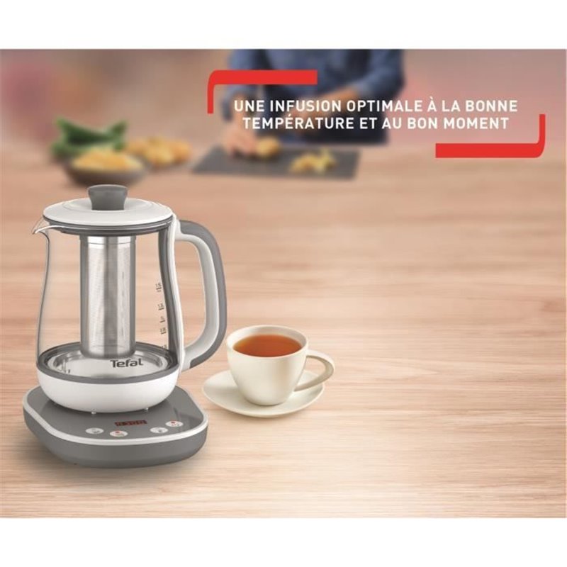 Image secondaire de Tefal BJ551B10 appareil à thé 1,5 L 1430 W Gris, Blanc