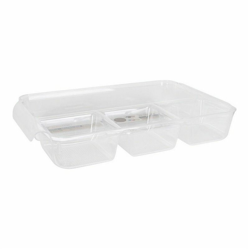 Image secondaire de Organisateur polyvalent Confortime Transparent 37,5 x 23,5 x 5, cm (12 Unités)