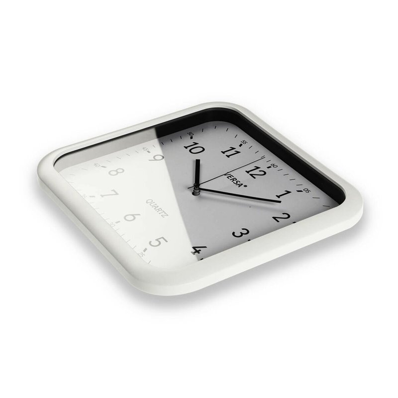 Image secondaire de Horloge Murale Versa Blanc Plastique Quartz 3,5 x 28,5 x 29,5 cm