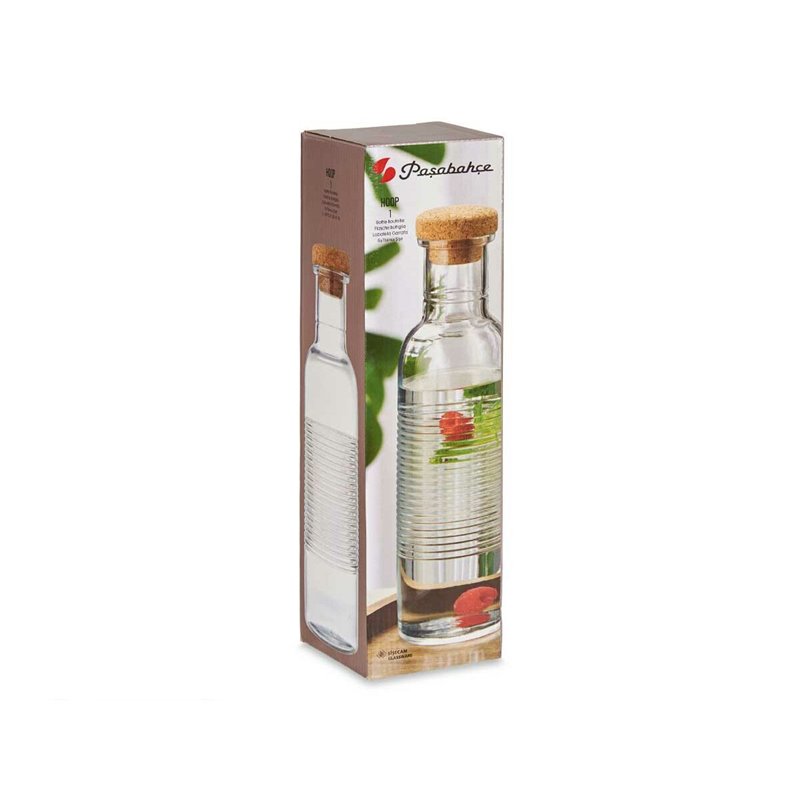 Image secondaire de Bouteille Hoop Transparent 1,07 L Naturel Liège verre