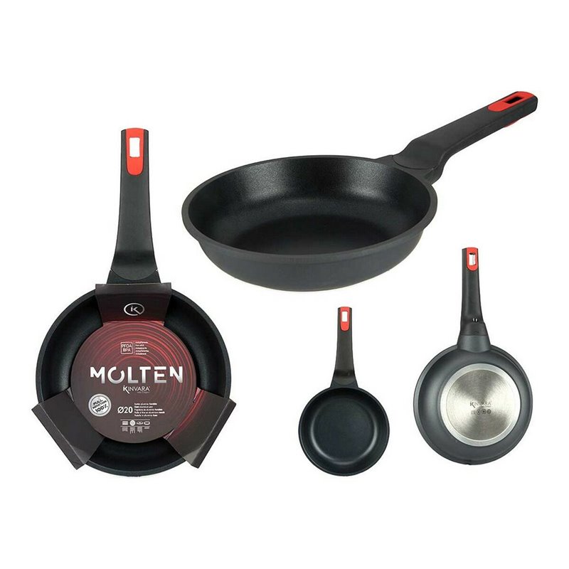 Image secondaire de Poêle Molten Noir Aluminium (Ø 20 cm)