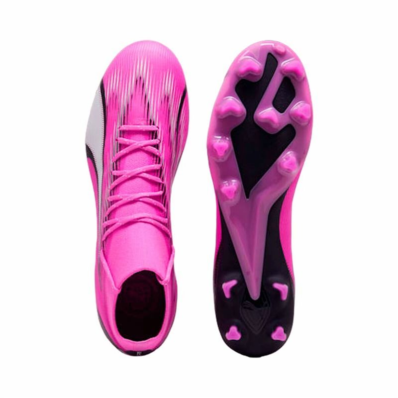 Image secondaire de Chaussures de Football pour Adultes Puma Ultra Pro FG/AG Blanc Rose