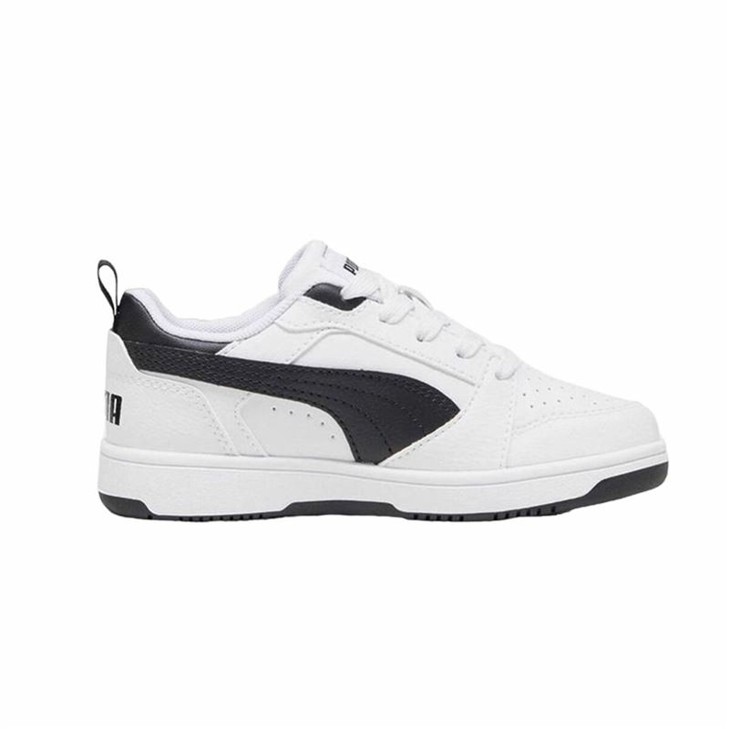 Image secondaire de Chaussures casual enfant Puma Rebound V6 Lo A Blanc Noir