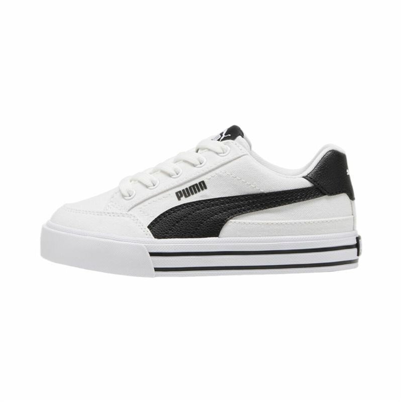 Chaussures casual enfant Puma Court Classic Vulc F Blanc