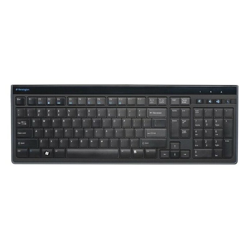 Kensington Advance Fit clavier USB QWERTY Espagnole Noir