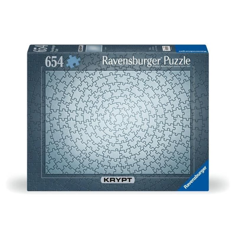 Image secondaire de Ravensburger-Puzzle 654 pièces Krypt Silver-Adultes & enfants dès 14 ans-Puzzle de qualité supérieure-Challenge monochrome