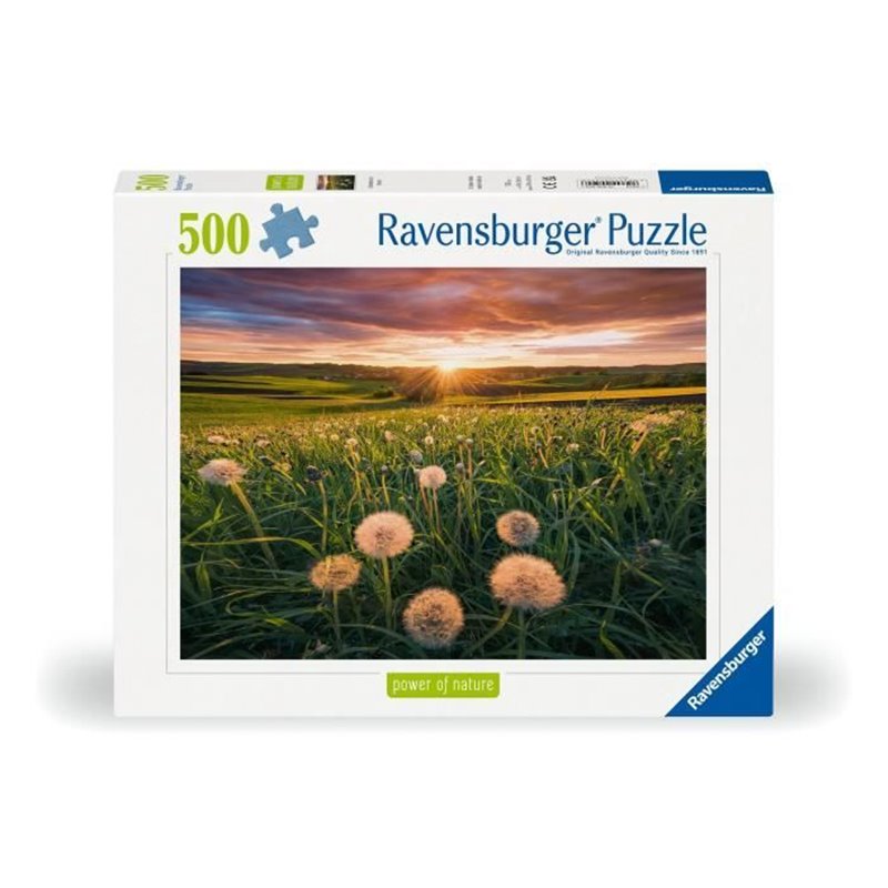 Image secondaire de Ravensburger-Puzzle 500 pieces-Pissenlits au crépuscule-Des 12 ans-Puzzle de qualité supérieure-12000592